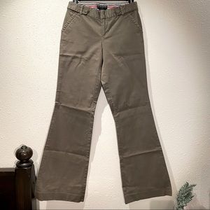 banana republic size 0 khaki slacks boot cut